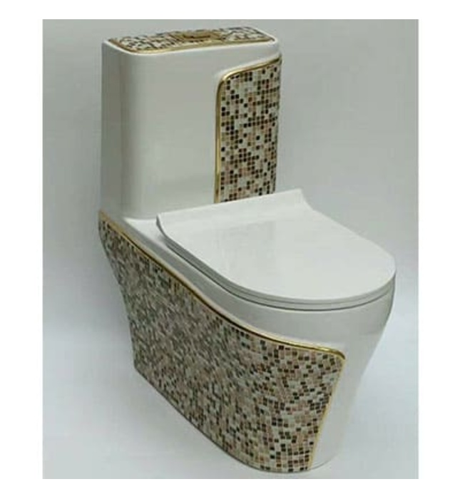 Bồn cầu nghệ thuật 1 khối nắp êm Dada A-2073BLM