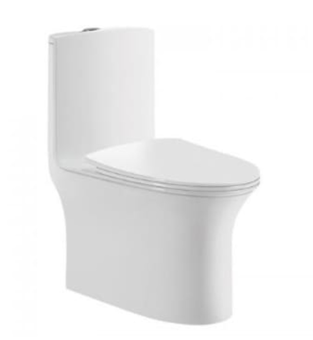 Bàn cầu 1 khối nắp êm Kangaroo KG6104N