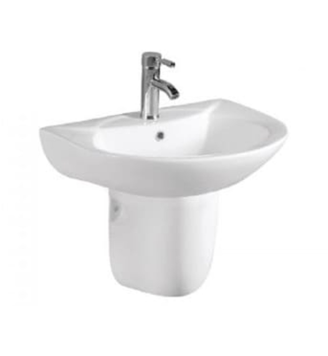 Chậu rửa Lavabo treo tường chân ngắn kangaroo KG6305HN