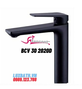 Vòi chậu lavabo nóng lạnh cao đen Bancoot BCV 23-2020D