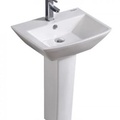 Chậu rửa Lavabo treo tường chân dài kangaroo KG6302P