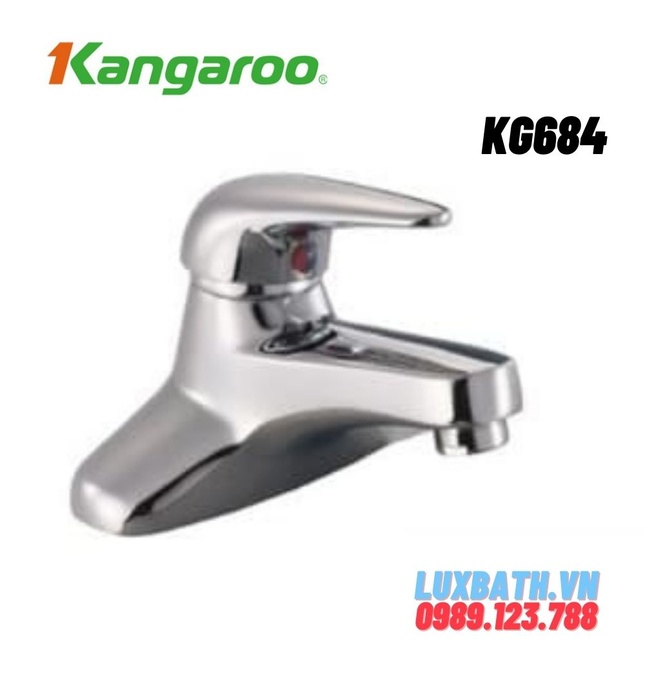Vòi chậu lavabo kháng khuẩn Kangaroo KG684