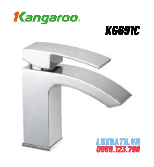 Vòi chậu lavabo kháng khuẩn Kangaroo KG691C