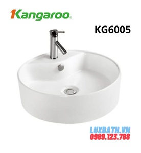 Chậu rửa Lavabo dương bàn Kangaroo KG6005