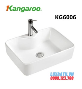 Chậu rửa Lavabo dương bàn Kangaroo KG6006