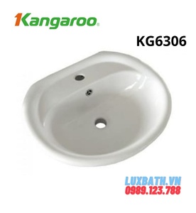 Chậu rửa Lavabo treo tường kangaroo KG6306