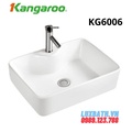 Chậu rửa Lavabo dương bàn Kangaroo KG6006