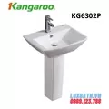Chậu Lavabo Treo Tường Chân Đứng Kangaroo KG6302P