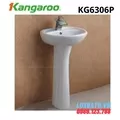 Chậu Lavabo Treo Tường Chân Đứng Kangaroo KG6306P