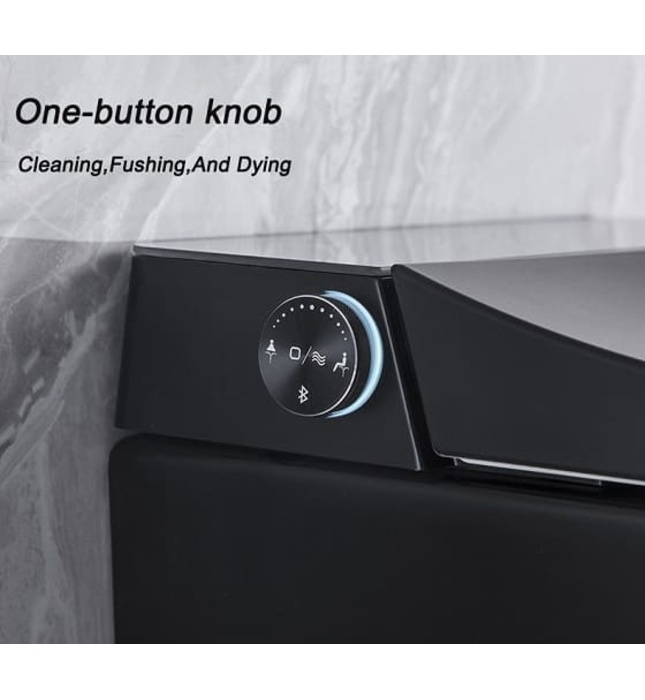 Bàn cầu treo tường nắp điện tử Miken MK-2033-BB