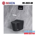 Bàn cầu treo tường nắp điện tử Miken MK-2033-BB