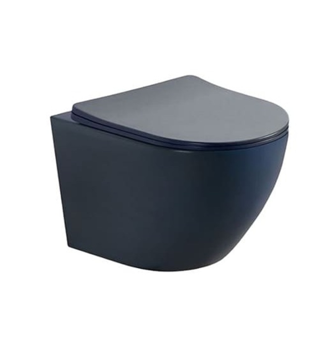 Bàn cầu treo tường màu đen Miken MK-2008B 