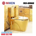 Bàn cầu 1 khối mạ vàng Miken MKB-6886GB 