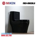 Bàn cầu 1 khối màu đen Miken MKB-0902BLG