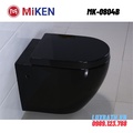 Bàn cầu treo tường màu đen Miken MK-0804B