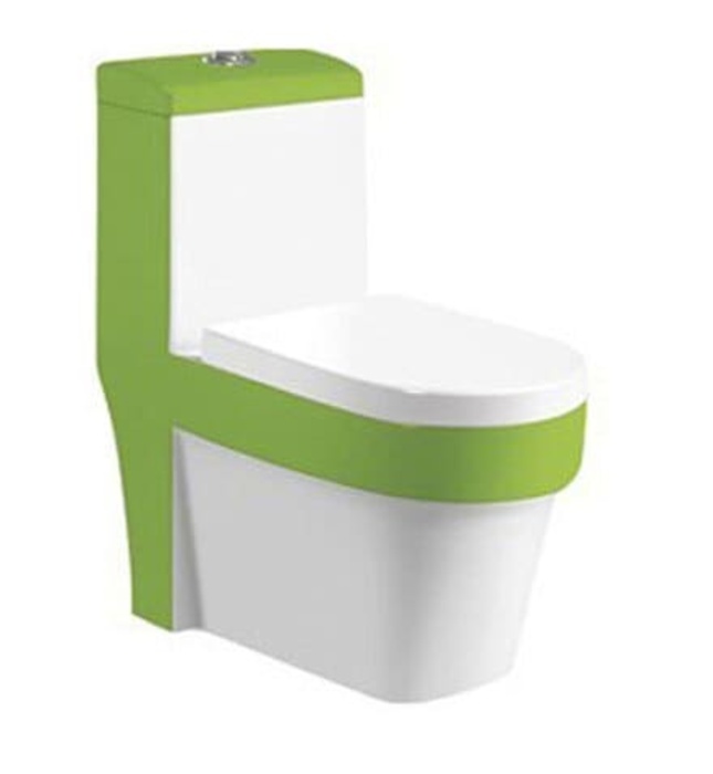 Bàn cầu 1 khối nắp rơi êm Miken MKB-0886 