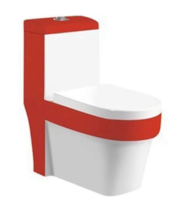 Bàn cầu 1 khối nắp rơi êm Miken MKB-0887