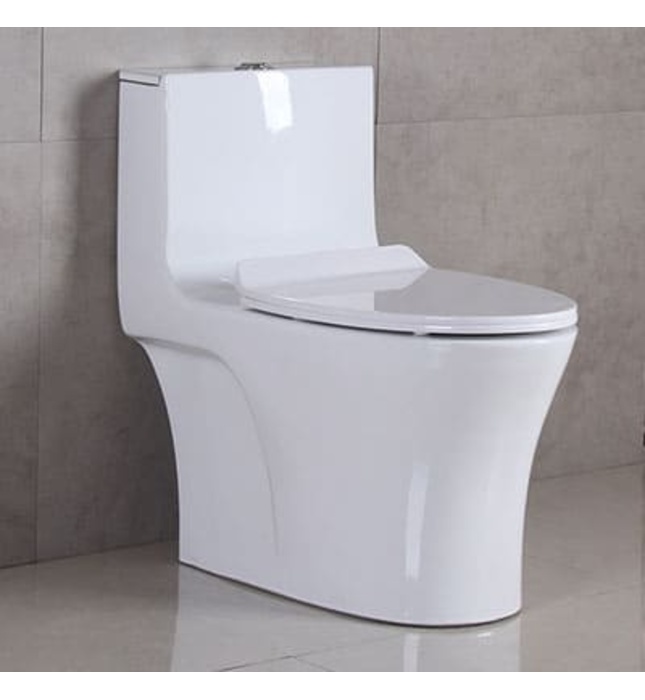 Bàn cầu 1 khối nắp rơi êm Moonoah MN-1250