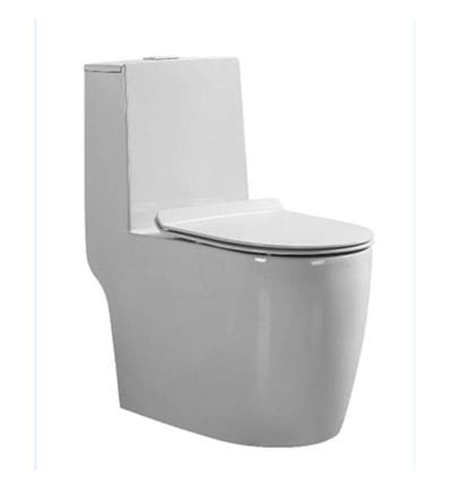 Bàn cầu 1 khối nắp rơi êm Moonoah MN-1260