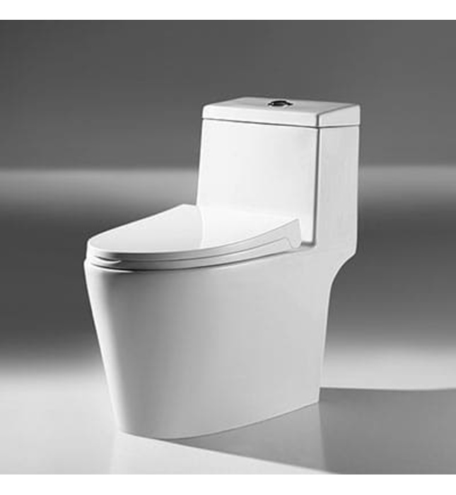 Bàn cầu 1 khối nắp rơi êm Moonoah MN-1203-1