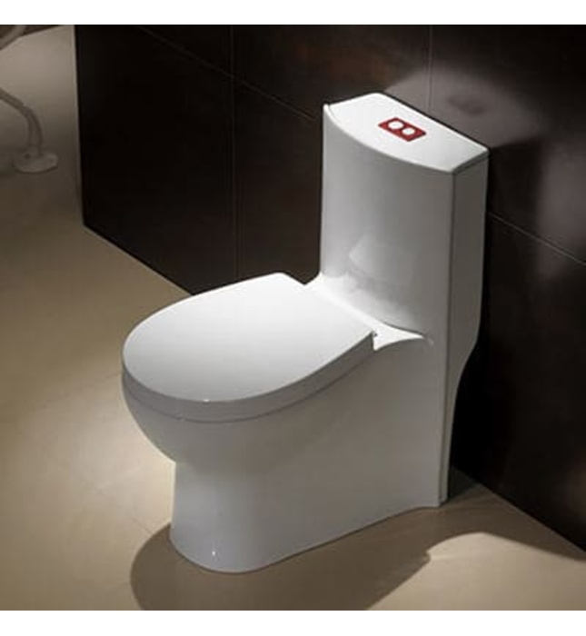 Bàn cầu 1 khối nắp rơi êm Moonoah MN-1206