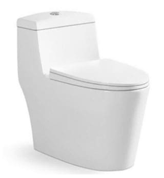 Bàn cầu 1 khối nắp rơi êm Moonoah MN-1238