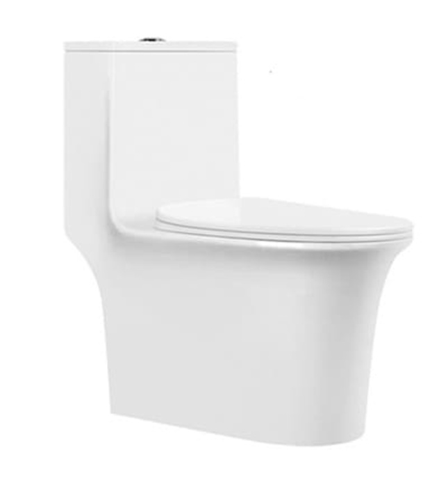 Bàn cầu 1 khối nắp rơi êm Moonoah MN-1252