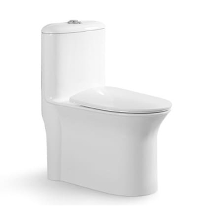 Bàn cầu 1 khối nắp rơi êm Moonoah MN-1270