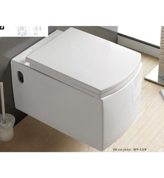 Bàn cầu 1 khối treo tường Moonoah MN-1218