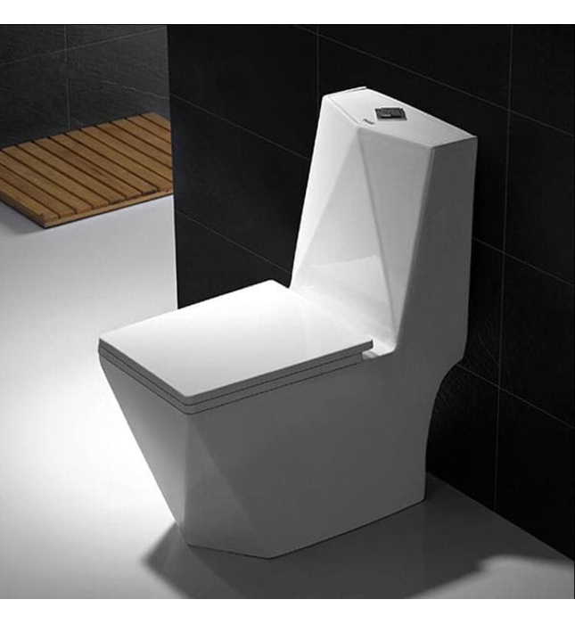 Bàn cầu 1 khối nắp rơi êm Moonoah MN-1209