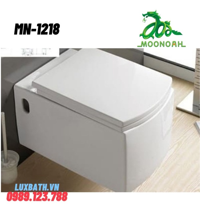 Bàn cầu 1 khối treo tường Moonoah MN-1218