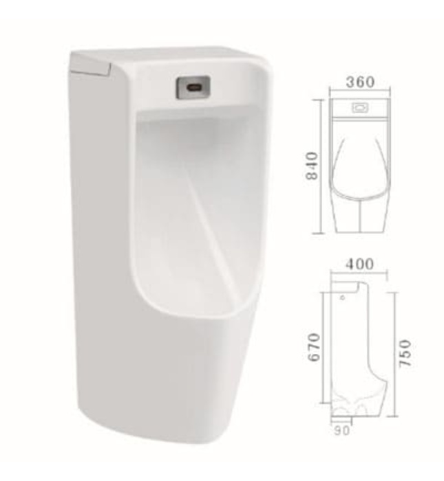 Bồn tiểu nam đặt sàn cảm ứng Moonoah MN-E819