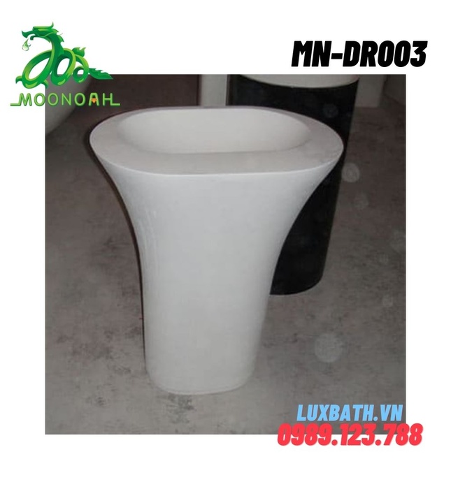 Chậu rửa Lavabo đá nhân tạo đặt sàn Moonoah MN-DR003