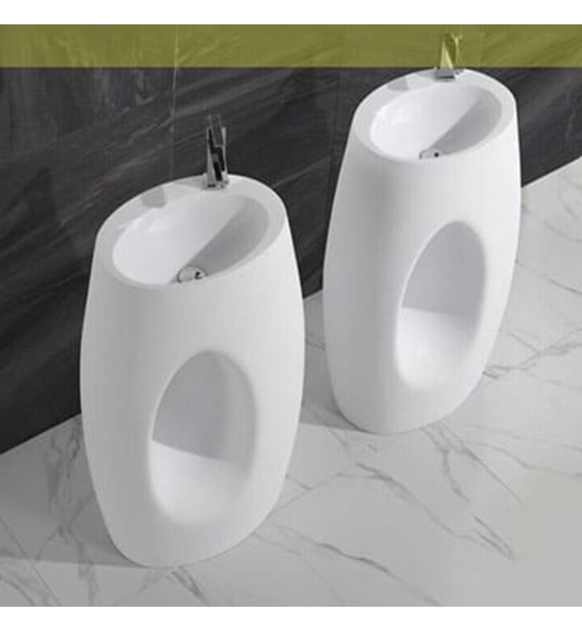 Chậu rửa Lavabo đá nhân tạo đặt sàn Moonoah MN-DR006