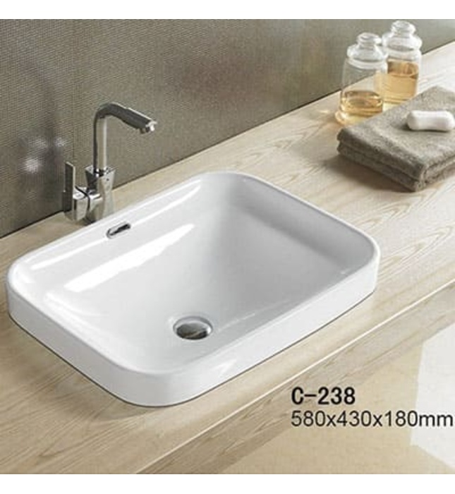 Chậu rửa Lavabo dương vành Moonoah MN-C238