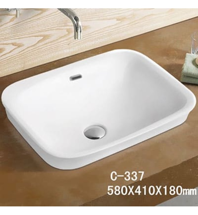 Chậu rửa Lavabo dương vành Moonoah MN-C337