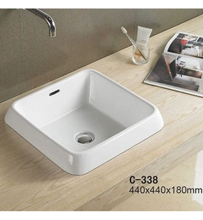 Chậu rửa Lavabo dương vành Moonoah MN-C338