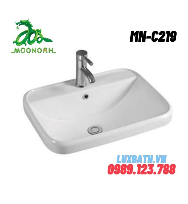 Chậu rửa Lavabo dương vành Moonoah MN-C219