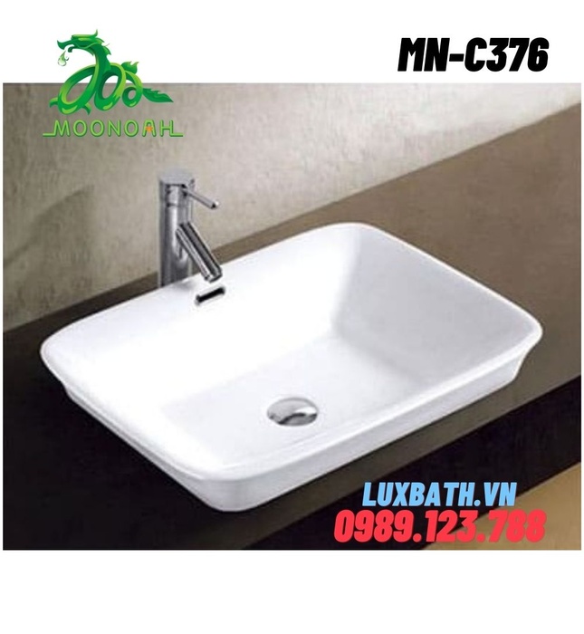 Chậu rửa Lavabo dương vành Moonoah MN-C376