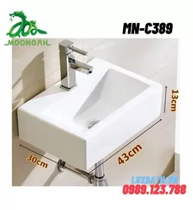 Chậu Lavabo Treo Tường Moonoah MN-C389