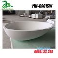 Chậu rửa Lavabo đá nhân tạo đặt bàn Moonoah MN-DR015W