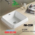 Chậu rửa Lavabo dương vành Moonoah MN-C338