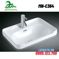 Chậu rửa Lavabo dương vành Moonoah MN-C364