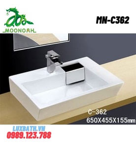 Chậu rửa Lavabo dương bàn Moonoah MN-C362