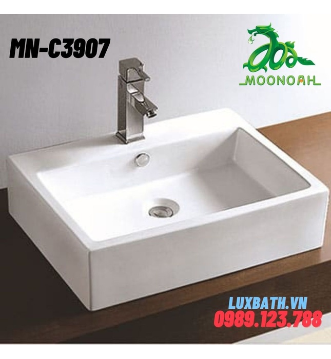 Chậu rửa Lavabo dương vành Moonoah MN-C3903