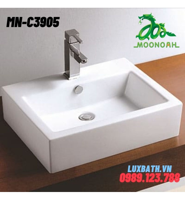Chậu rửa Lavabo dương vành Moonoah MN-C3903