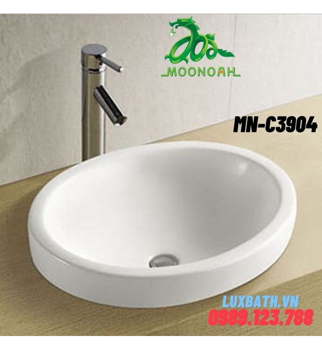 Chậu rửa Lavabo dương vành Moonoah MN-C3903
