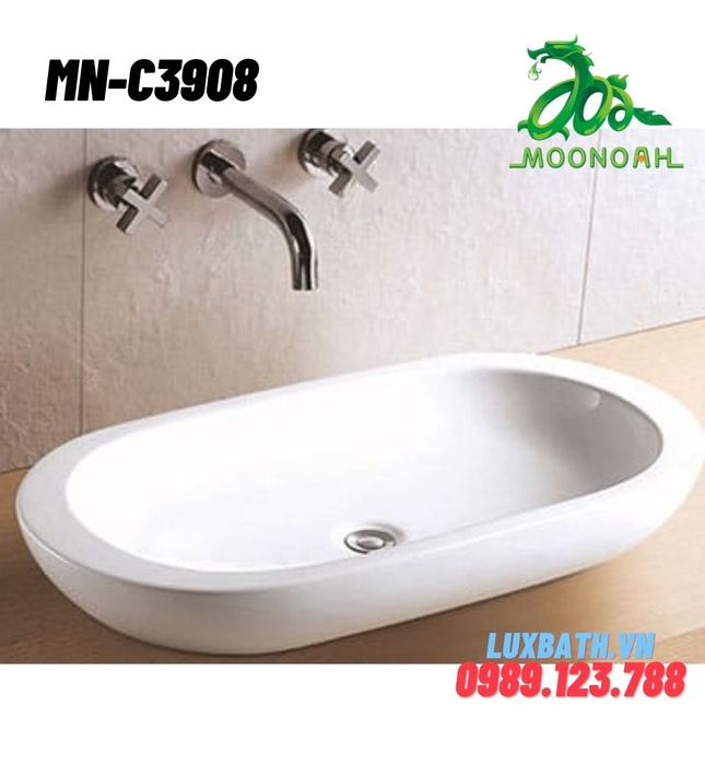 Chậu rửa Lavabo dương bàn Moonoah MN-C3908