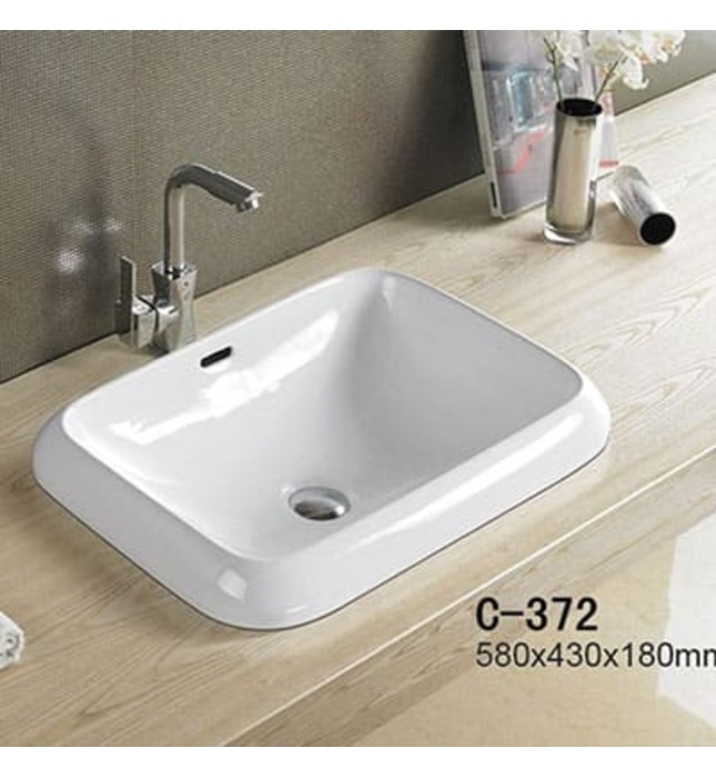 Chậu rửa Lavabo dương vành Moonoah MN-C372