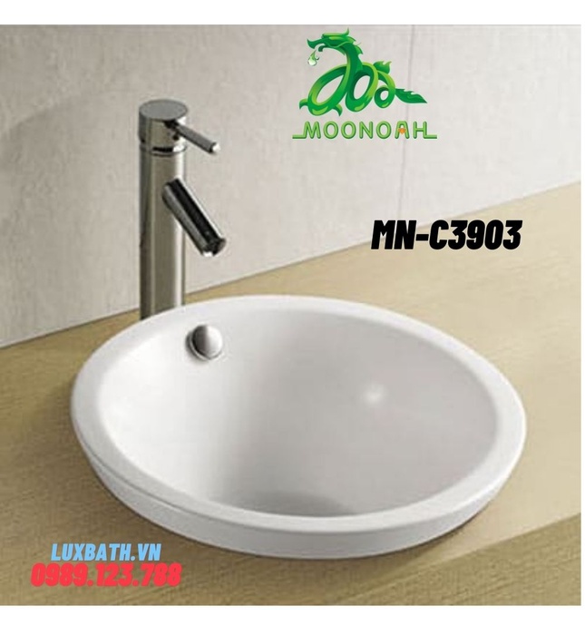 Chậu rửa Lavabo dương vành Moonoah MN-C3903